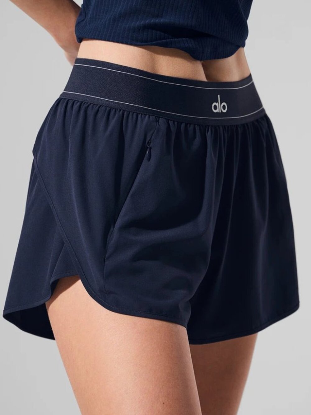 ALO Yoga Navy Blue Athletic Skort